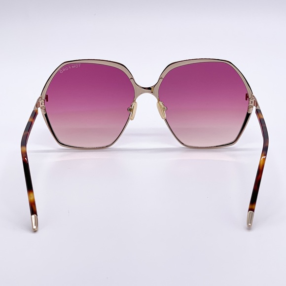 NEW TOM FORD FONDA-02 TF912 28T ROUND WOMEN’S SUNGLASSES TOM FORD FT0912/S - Picture 10 of 13